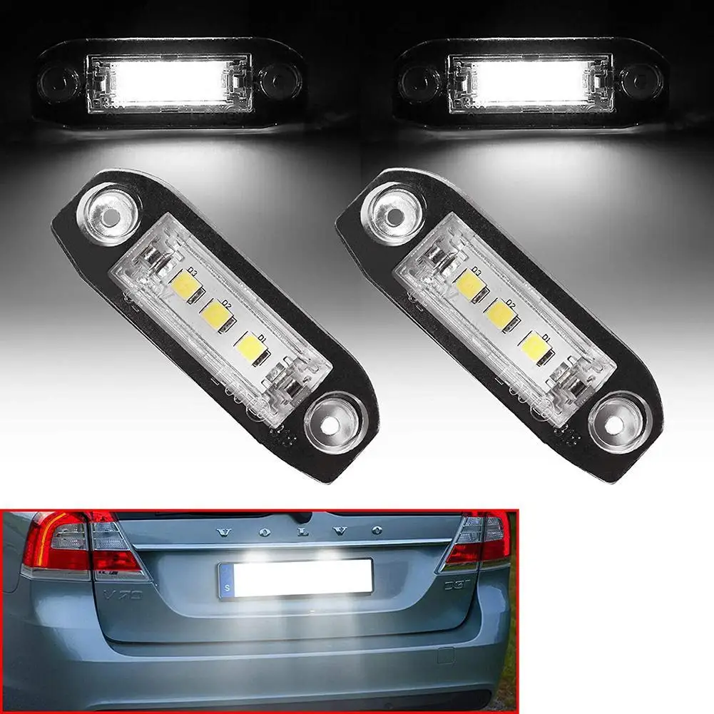 1 Pair Car License Plate Light 12v 6500k Lamp Bulb Kit Compatible For Volvo S40 S60 S80 Xc90 Xc70 Xc60
1 Pair Car License Plate Light 12v 6500k Lamp Bulb Kit Compatible For Volvo S40 S60 S80 Xc90 Xc70 Xc60