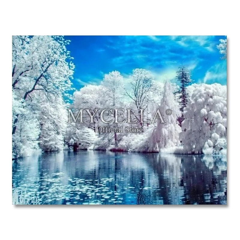 landscape Snow lake Tree 5D Diy Diamond Painting Cross Stitch Full Embroidery Mosaic Gift pintura de diamante decoración hogar
landscape Snow lake Tree 5D Diy Diamond Painting Cross Stitch Full Embroidery Mosaic Gift pintura de diamante decoración hogar