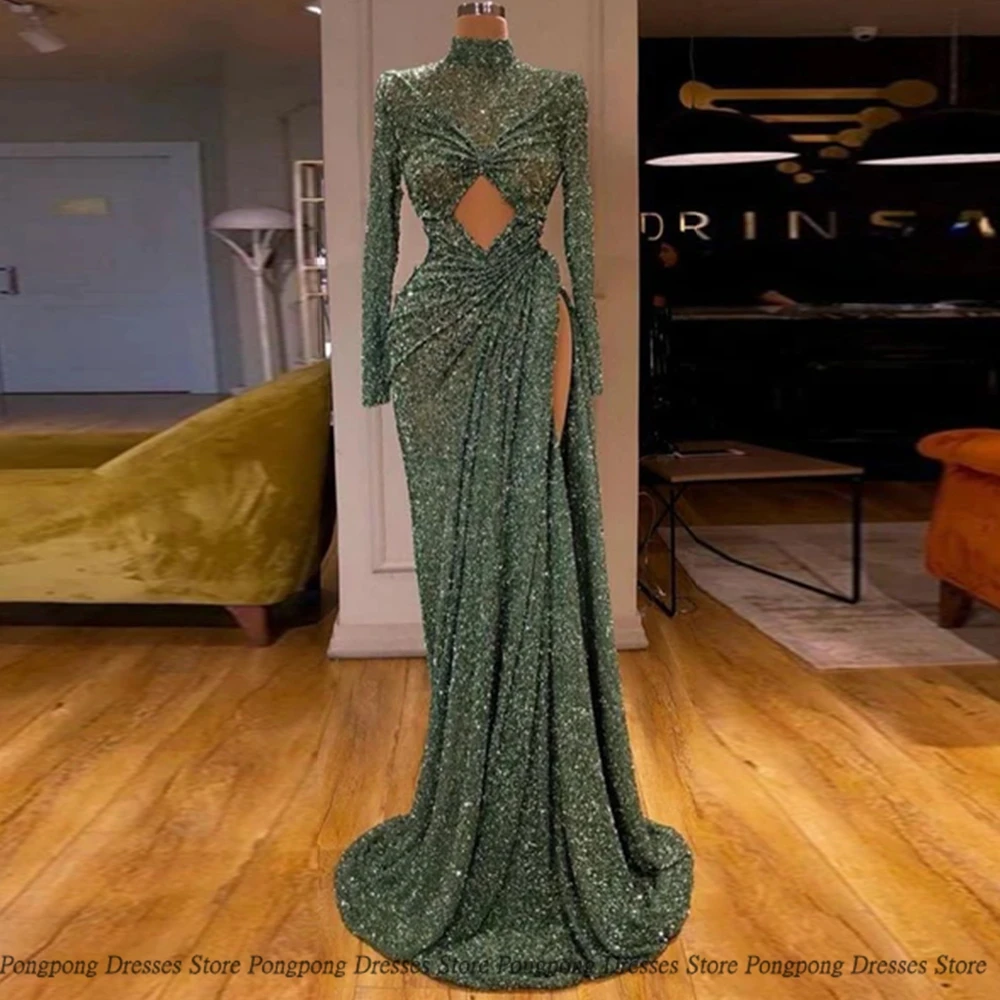 High Quality Mermaid Evening Dresses Sequined High Slit 2022 Sexy Summer Paillette Party Glitter Women Dress Vestidos De Fies
High Quality Mermaid Evening Dresses Sequined High Slit 2022 Sexy Summer Paillette Party Glitter Women Dress Vestidos De Fies