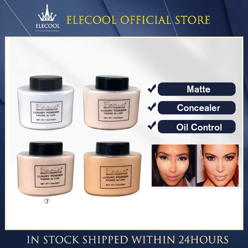 

Banana Powder Long-lasting Oil Control Face Brighten Smooth Loose Powder Makeup Concealer Setting Powder TSLM2