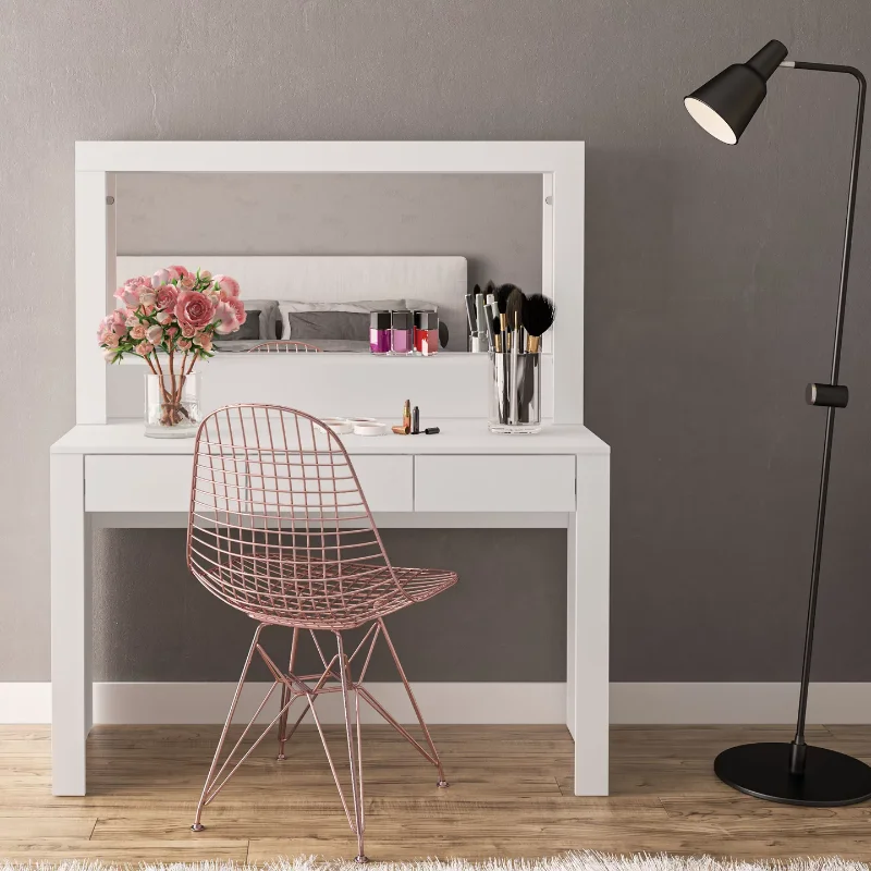 Ember Interiors Skylar Modern White Painted Vanity Table, for Bedroom vanity table with drawers bedroom sets
Ember Interiors Skylar Modern White Painted Vanity Table, for Bedroom vanity table with drawers bedroom sets