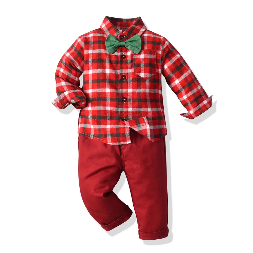 Boys Clothing Set Long Sleeve Plaid Bowtie Shirt+Suspender Trousers Kids Boys Outfit Clothes Springs Autumn Casual Kids Boy Suit
Boys Clothing Set Long Sleeve Plaid Bowtie Shirt+Suspender Trousers Kids Boys Outfit Clothes Springs Autumn Casual Kids Boy Suit