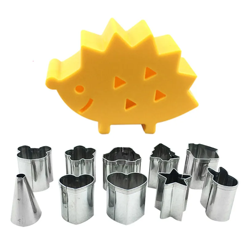10Pcs/set Fruit Cutter Mould Hedgehog Box Design Mini Stainless Steel Mould Cookie Biscuit Ham Cookie Tools
10Pcs/set Fruit Cutter Mould Hedgehog Box Design Mini Stainless Steel Mould Cookie Biscuit Ham Cookie Tools