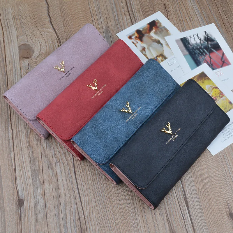 Fashion Retro Ladies Wallet PU Leather Long Cover Type Snap Button Soft Wallet Large Capacity Card Phone Storage Clutch Bag
Fashion Retro Ladies Wallet PU Leather Long Cover Type Snap Button Soft Wallet Large Capacity Card Phone Storage Clutch Bag
