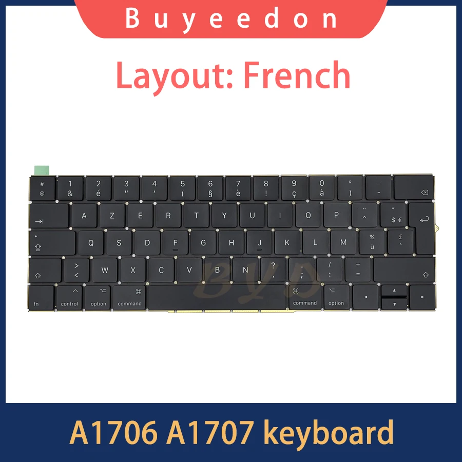 Совершенно новая французская сменная клавиатура для Macbook Pro Retina 13 дюймов A1706 15 дюймов A1707 конец 2016 Mid 2017 EMC 3071 EMC 3163
Совершенно новая французская сменная клавиатура для Macbook Pro Retina 13 дюймов A1706 15 дюймов A1707 конец 2016 Mid 2017 EMC 3071 EMC 3163