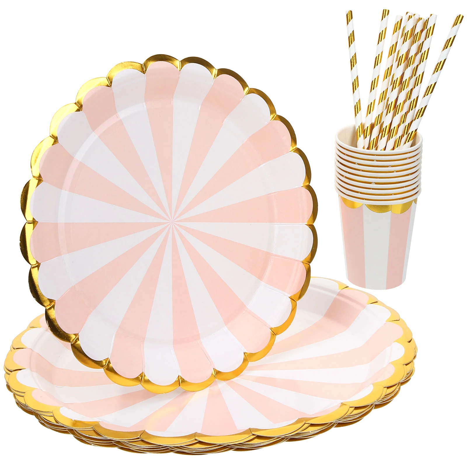 1 Set Portable Delicate Compact Party Tableware Birthday Party Tableware Hot Stamping Dot Tableware Party Cups
1 Set Portable Delicate Compact Party Tableware Birthday Party Tableware Hot Stamping Dot Tableware Party Cups