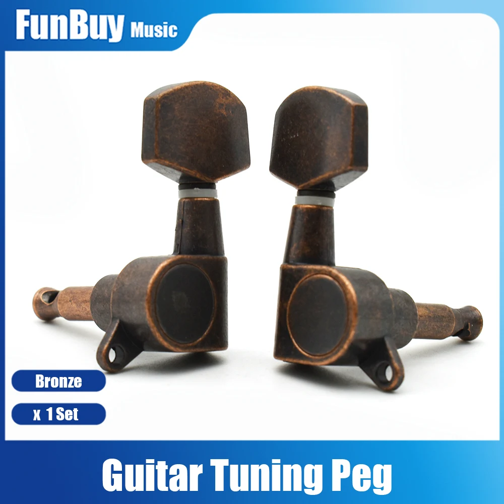 Bronze Guitar Tuning Peg Key Tuner Machine Head Locking Strings Tuners Peg 6R/6L/3R3L for Acoustic Electric Guitar
Bronze Guitar Tuning Peg Key Tuner Machine Head Locking Strings Tuners Peg 6R/6L/3R3L for Acoustic Electric Guitar