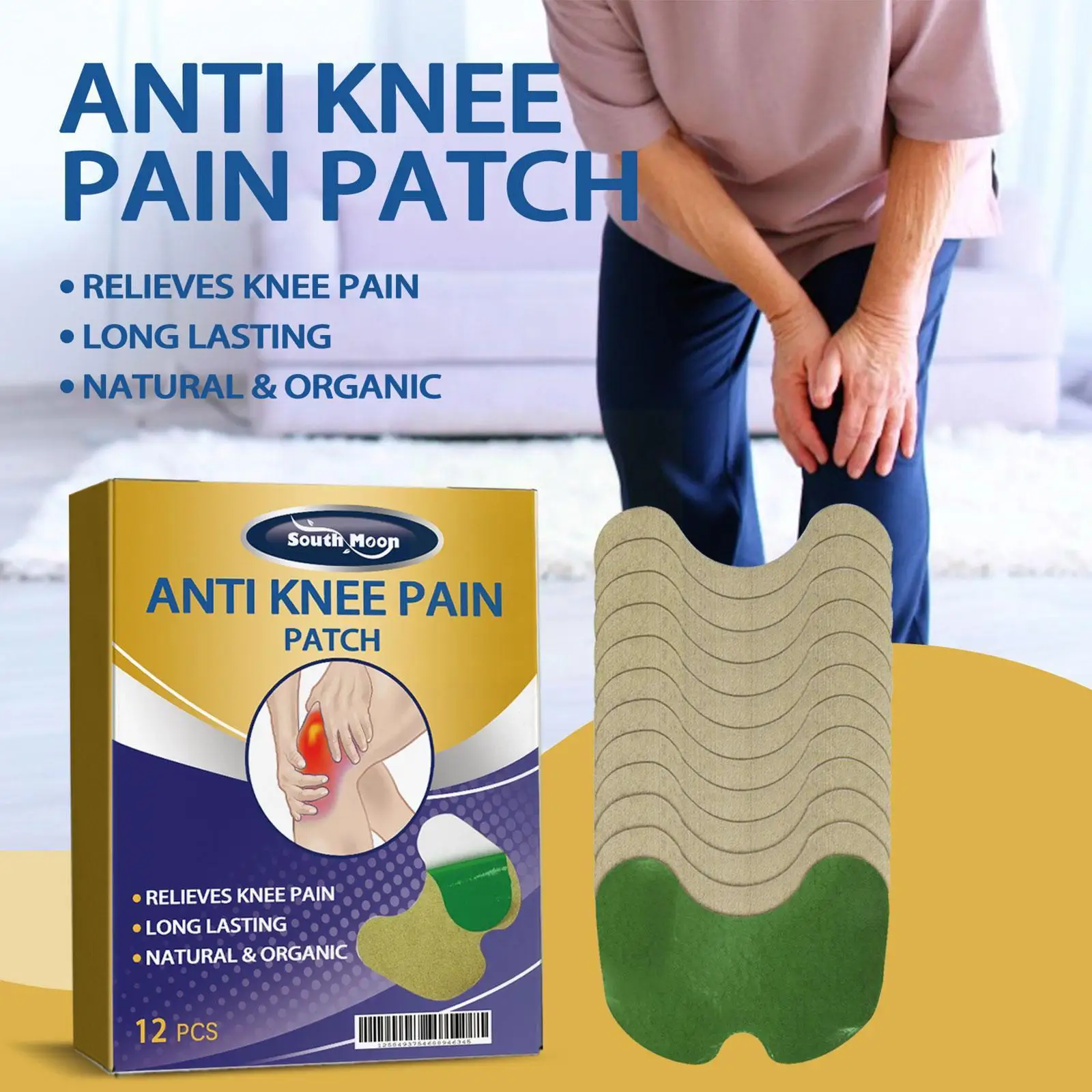 Травяные противоварикозные наколенники, пластырь для снятия боли в мышцах и суставах 
Травяные противоварикозные наколенники, пластырь для снятия боли в мышцах и суставах