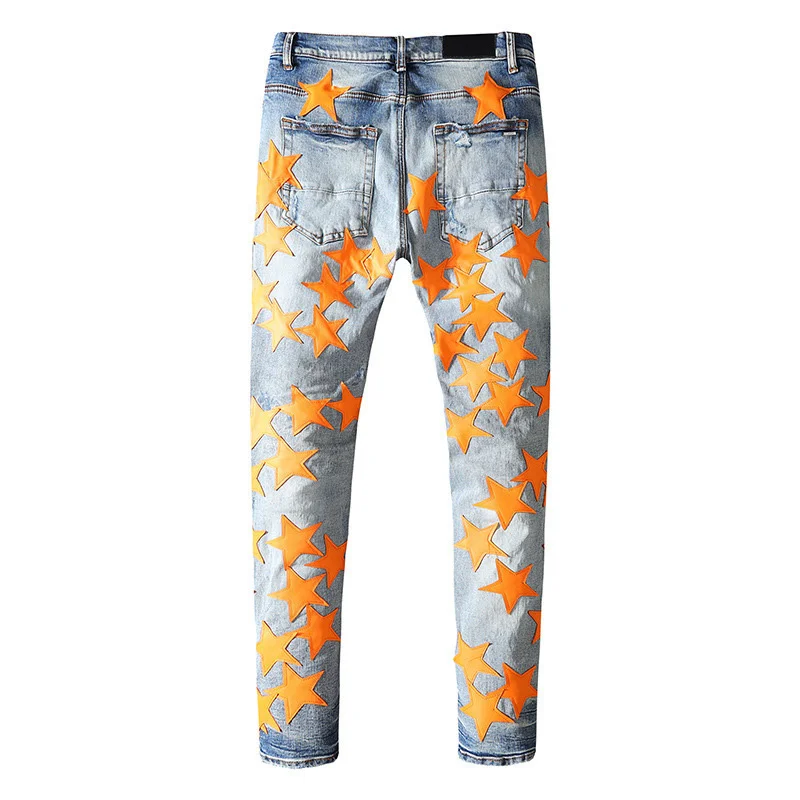 MAIGOLO Best Quality Stars Patch Jeans For Men/Women 2023 High Street Paisley Broken Denim Pants Slim Stretch Motorcycle
MAIGOLO Best Quality Stars Patch Jeans For Men/Women 2023 High Street Paisley Broken Denim Pants Slim Stretch Motorcycle