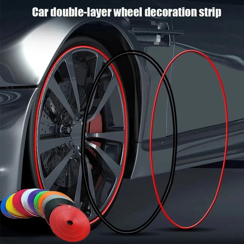 4M/8M Car Wheel Trim Protectors Decor Ring Strip Tire Guard Line Rubber Scratching Wheel Hub Rim Decoration Sticker Car Styling
4M/8M Car Wheel Trim Protectors Decor Ring Strip Tire Guard Line Rubber Scratching Wheel Hub Rim Decoration Sticker Car Styling