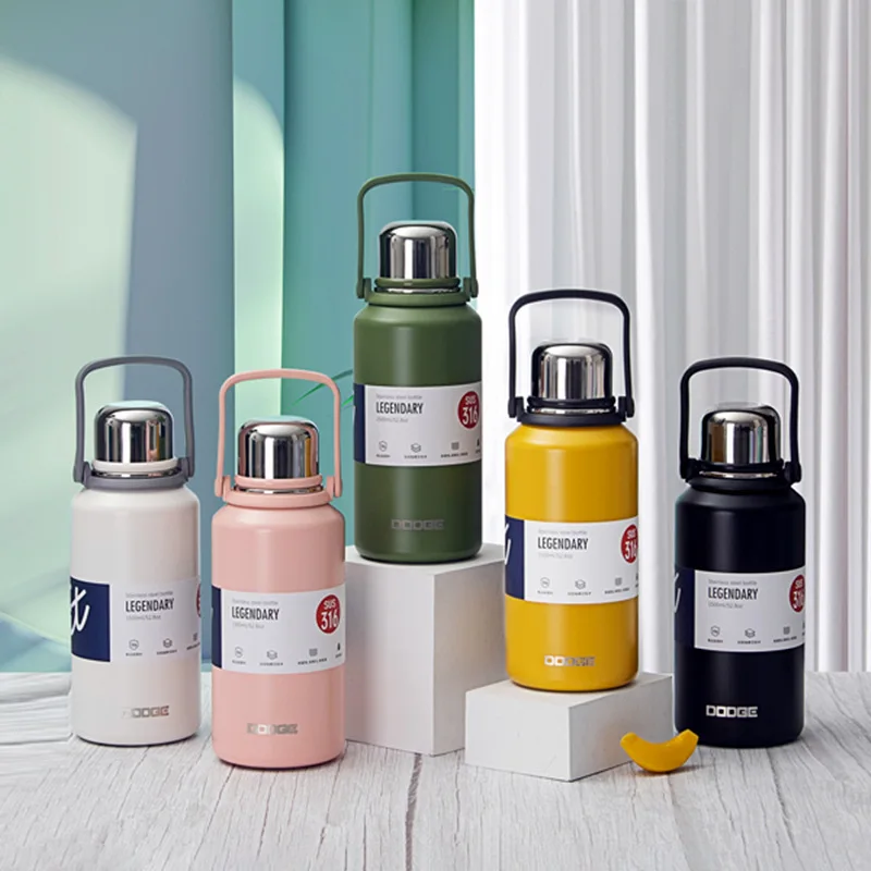 900/1200/1500ml Capacity 316 Stainless Steel Thermos Portable Flask Insulated Tumbler Thermo Bottle Military Style Vacuum Flask
900/1200/1500ml Capacity 316 Stainless Steel Thermos Portable Flask Insulated Tumbler Thermo Bottle Military Style Vacuum Flask