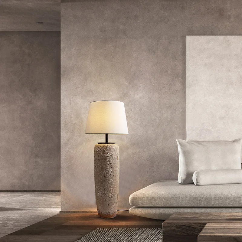 Japanese Simple LED Floor Lamp Linen Shade Wabi-sabi Style Ceramic Standing Light For Home Hotel Villa Coffee Shop Decoration
Japanese Simple LED Floor Lamp Linen Shade Wabi-sabi Style Ceramic Standing Light For Home Hotel Villa Coffee Shop Decoration