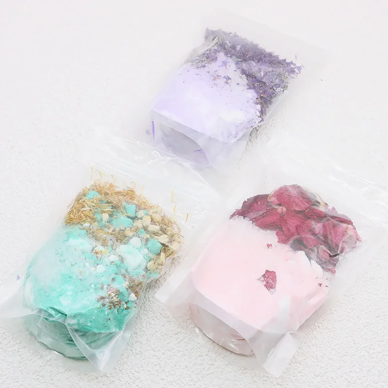 

Bath Salt Powder 200g Rose Lavender Osmanthus Dried Flower Aromatherapy Multi-bubble Bath Salt Powder