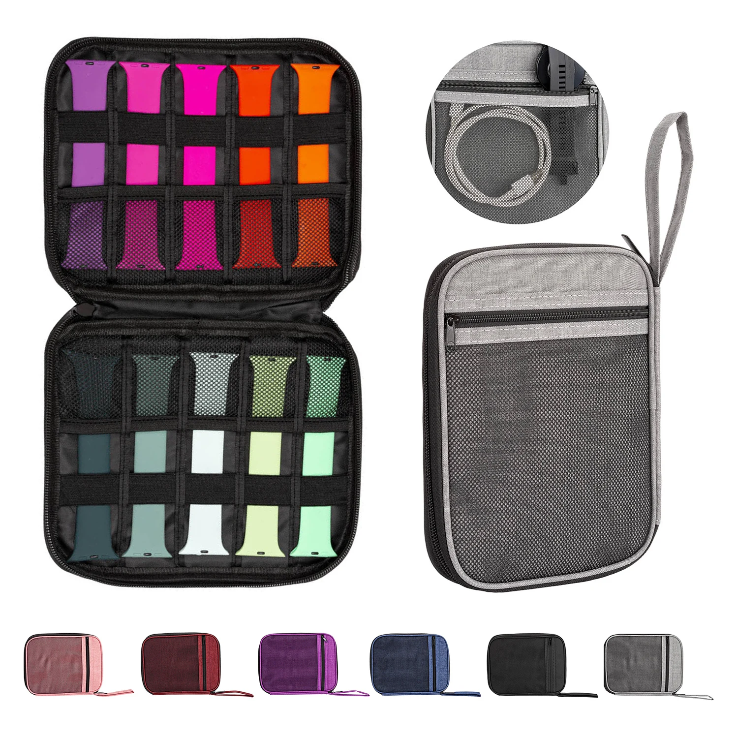 Watch Organizer Case Multifunction Portable Travel for Apple Watch Strap Band for Garmin Fenix 7/7X/7S Watchband Holder Box NEW
Watch Organizer Case Multifunction Portable Travel for Apple Watch Strap Band for Garmin Fenix 7/7X/7S Watchband Holder Box NEW