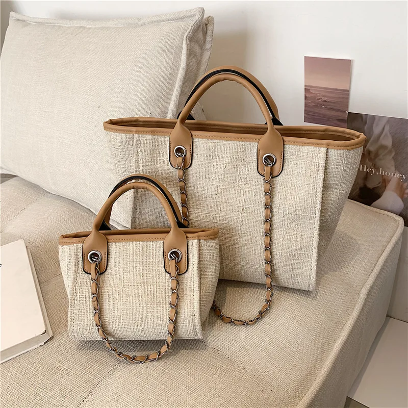 Women's New Casual Shoulder Tote Bags Fashion Simple Chain Solid Color Handbag Large Capacity Multi-function Crossbody Organizer
Women's New Casual Shoulder Tote Bags Fashion Simple Chain Solid Color Handbag Large Capacity Multi-function Crossbody Organizer