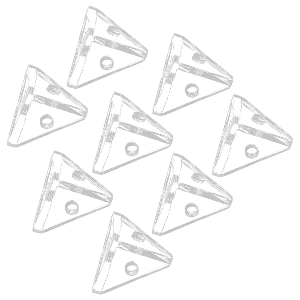 8 Pcs Display Cabinet Fixing Buckle Size Case Corner Brackets Organizer Protector Triangle Fashion Clear Right Acrylic Brace
8 Pcs Display Cabinet Fixing Buckle Size Case Corner Brackets Organizer Protector Triangle Fashion Clear Right Acrylic Brace