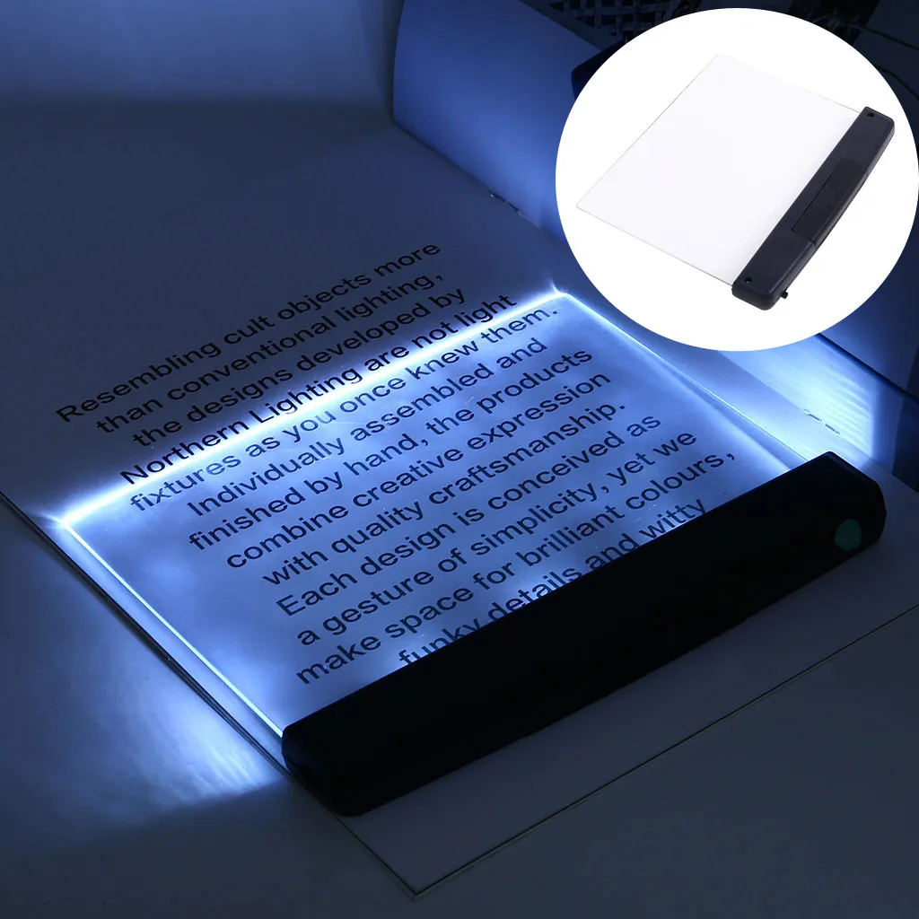 Creative LED Book Light Reading Night Light Flat Plate Portable Car Travel Panel Led Desk Lamp Home Indoor Bedroom Household
Creative LED Book Light Reading Night Light Flat Plate Portable Car Travel Panel Led Desk Lamp Home Indoor Bedroom Household