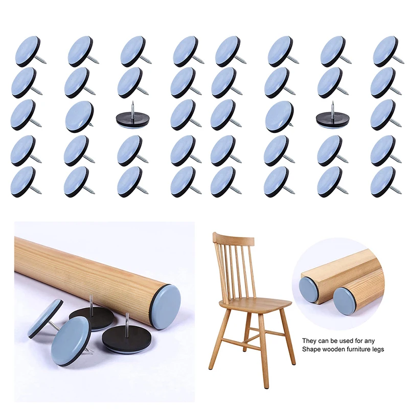 40pcs 19/22/25mm Furniture Sliders Table Chair Cabinet Sofa Glides Premium Chair Leg Floor Protectors Nail on Sliding Disc
40pcs 19/22/25mm Furniture Sliders Table Chair Cabinet Sofa Glides Premium Chair Leg Floor Protectors Nail on Sliding Disc