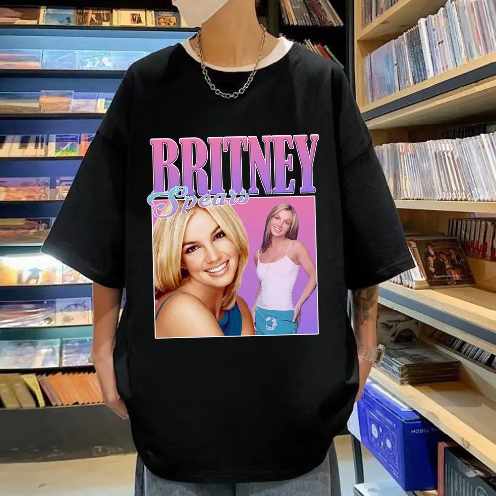 Britney Spears Beautiful Photo Print T Shirt Men Women Fashion Casual Loose T-shirt Men Women High Quality Pure Cotton T Shirts
Britney Spears Beautiful Photo Print T Shirt Men Women Fashion Casual Loose T-shirt Men Women High Quality Pure Cotton T Shirts