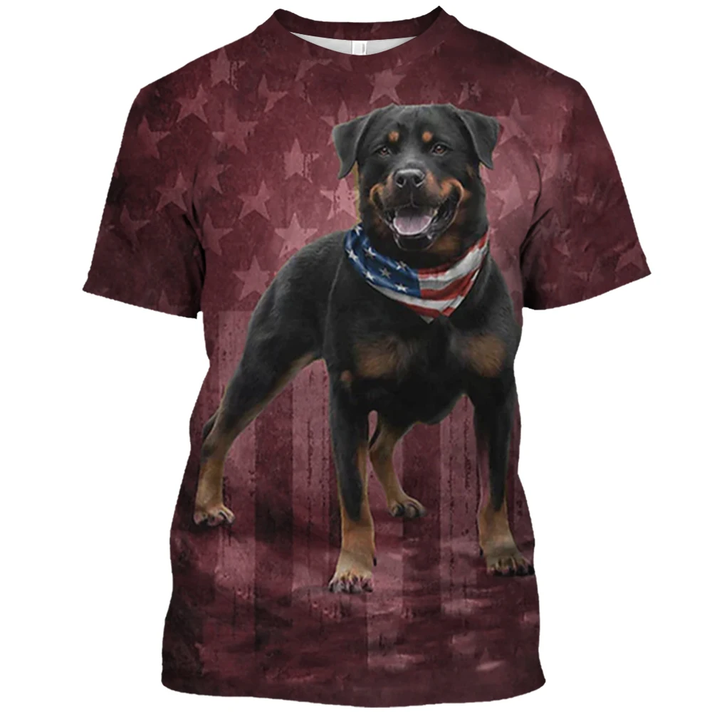 Rottweiler 3D Printed T-shirt men Fashion tshirt funny animal dog Short sleeve high quality design shirt round neck clothes tops
Rottweiler 3D Printed T-shirt men Fashion tshirt funny animal dog Short sleeve high quality design shirt round neck clothes tops