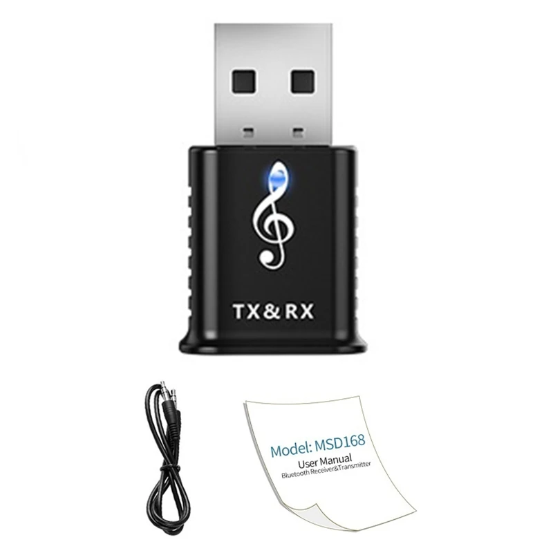 Bluetooth-compatible 5.0 USB AUX Transmitter Receiver Wireless Adapter Dropship
Bluetooth-compatible 5.0 USB AUX Transmitter Receiver Wireless Adapter Dropship