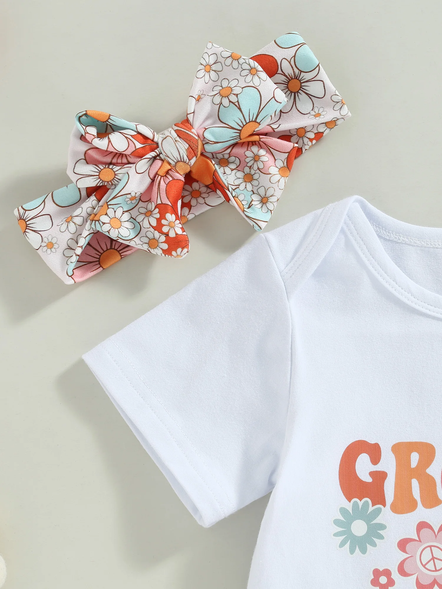 Baby Girl Clothes Long Sleeve Ruffle Collar Floral Print Romper Bowknot Headband Matching Pants Outfit
Baby Girl Clothes Long Sleeve Ruffle Collar Floral Print Romper Bowknot Headband Matching Pants Outfit