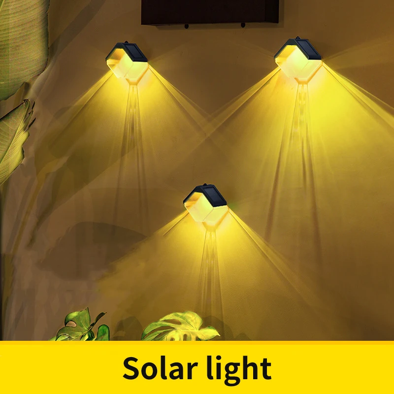 2 шт. светодиодный настенный светильник на солнечной батарее, водонепроницаемый светильник для забора, уличная многоцветная настенная ламп... 
2 шт. светодиодный настенный светильник на солнечной батарее, водонепроницаемый светильник для забора, уличная многоцветная настенная ламп...