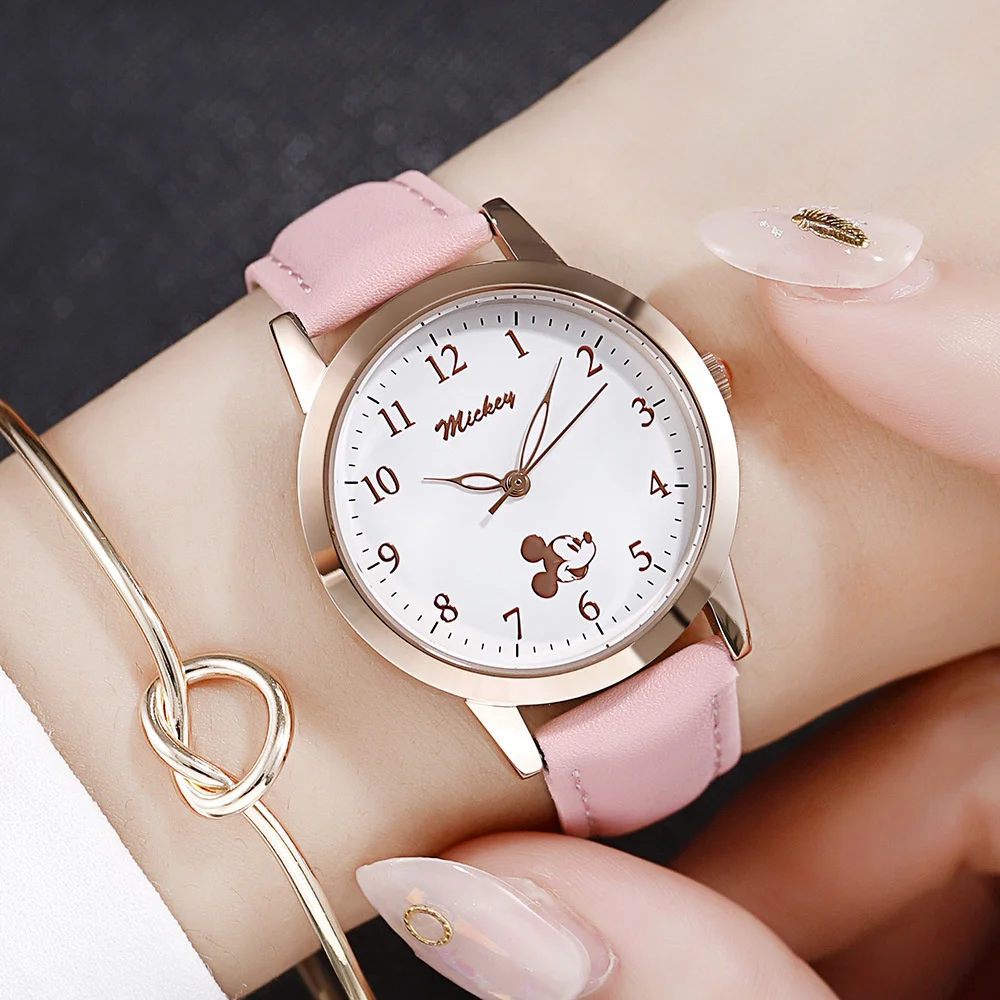 Disney Student Watch Mickey Korean Waterproof Girl Quartz Watch Simple Fashion Trend Women's Watch 208
Disney Student Watch Mickey Korean Waterproof Girl Quartz Watch Simple Fashion Trend Women's Watch 208