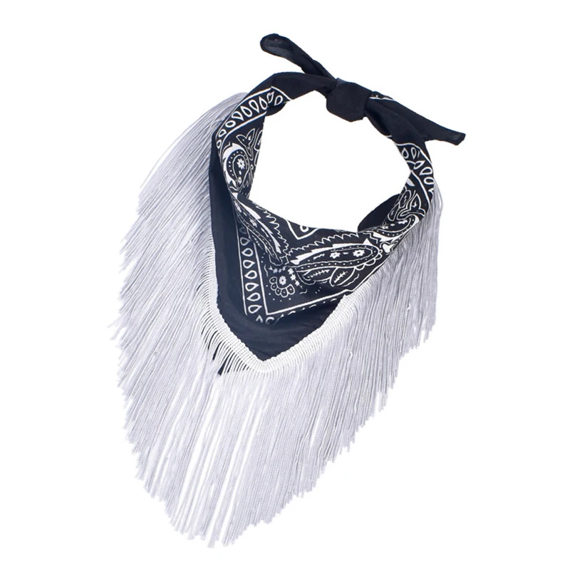 New Design Paisley Hip-hop Bandanas for Women Multi Function Riding Face Mask Tassel Neckchief Floral Scarf
New Design Paisley Hip-hop Bandanas for Women Multi Function Riding Face Mask Tassel Neckchief Floral Scarf