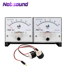 Nobsound Dual Bias Current Probes Tester Meter for EL34 KT88 6L6 6V6 6550 Vacuum Tube Amplifier