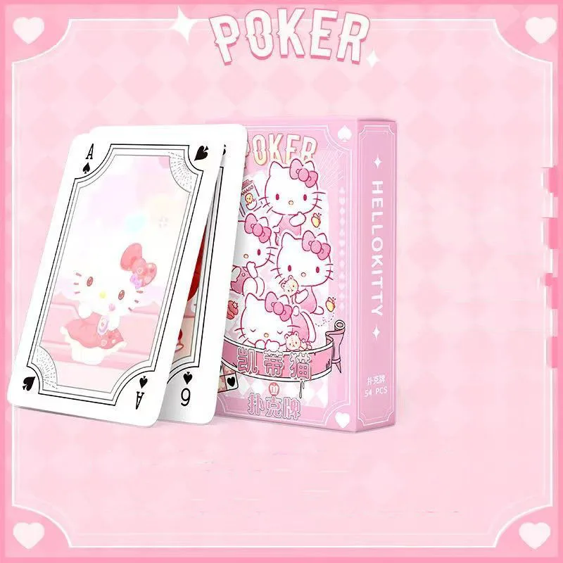 Kawaii Sanrios Anime Cartoon Series Mymelody Kuromi Cinnamoroll Cute Fashion Girl Heart Poker Soft Cute Game Card Creative Gift
Kawaii Sanrios Anime Cartoon Series Mymelody Kuromi Cinnamoroll Cute Fashion Girl Heart Poker Soft Cute Game Card Creative Gift