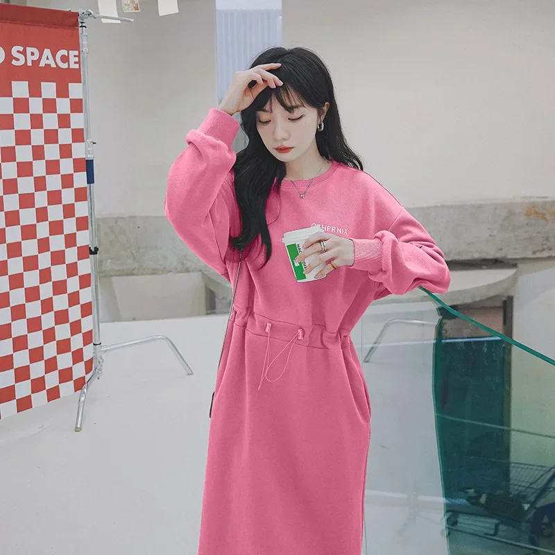 Design Sense Waist Pulling Dress Women's Spring and Autumn 2022 New Solid Long Sleeve Commuter Dress
Design Sense Waist Pulling Dress Women's Spring and Autumn 2022 New Solid Long Sleeve Commuter Dress