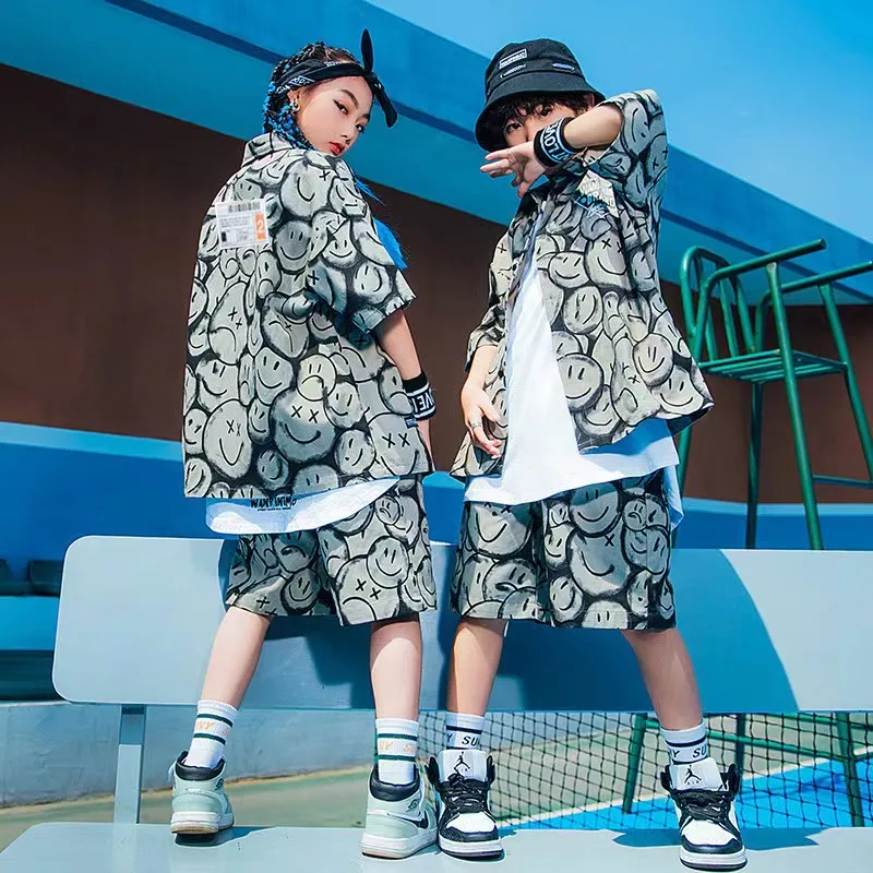 Рубашка и шорты для танцев в стиле хип-хоп для девочек и мальчиков
Рубашка и шорты для танцев в стиле хип-хоп для девочек и мальчиков