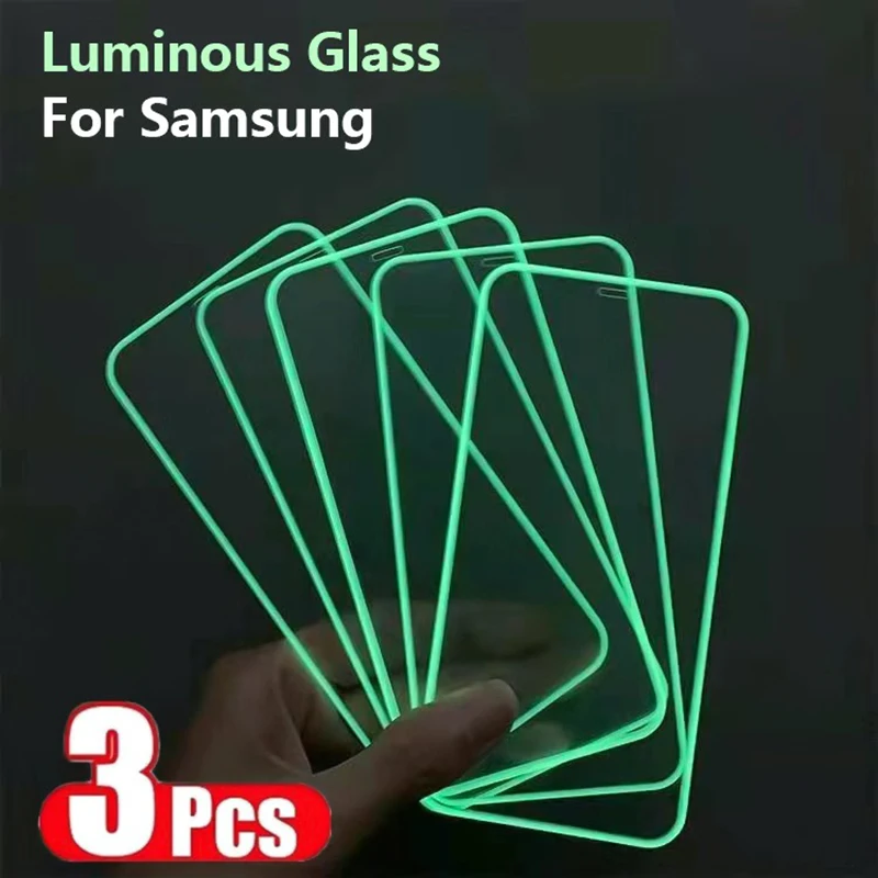 3Pcs Luminous Tempered Glass For Samsung Galaxy A50 A70 A51 A71 A30 A20 A10 Glowing Screen Protector For Samsung A52 A72 Glass
3Pcs Luminous Tempered Glass For Samsung Galaxy A50 A70 A51 A71 A30 A20 A10 Glowing Screen Protector For Samsung A52 A72 Glass