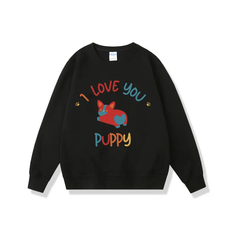 I Love You Puppy Print Sweatshirt Funny Men's Oversized Pullover Unisex Korean Streetwear Men Women Casual Harajuku Sweatshirts
I Love You Puppy Print Sweatshirt Funny Men's Oversized Pullover Unisex Korean Streetwear Men Women Casual Harajuku Sweatshirts
