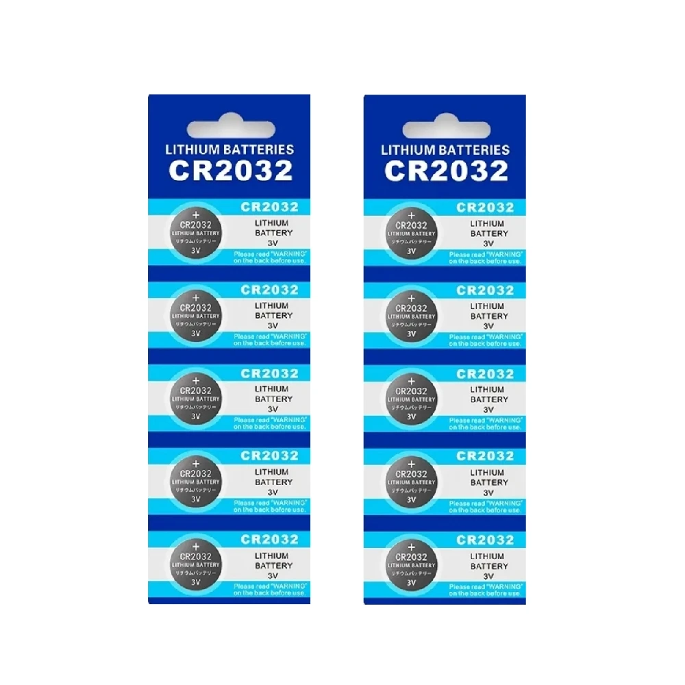 Lithuim Cell Button 3V CR2032 BR2032 DL2032 ECR2032 Lithium Li-ion Batteries for Electronic Watch LED Light Toy Remote
Lithuim Cell Button 3V CR2032 BR2032 DL2032 ECR2032 Lithium Li-ion Batteries for Electronic Watch LED Light Toy Remote