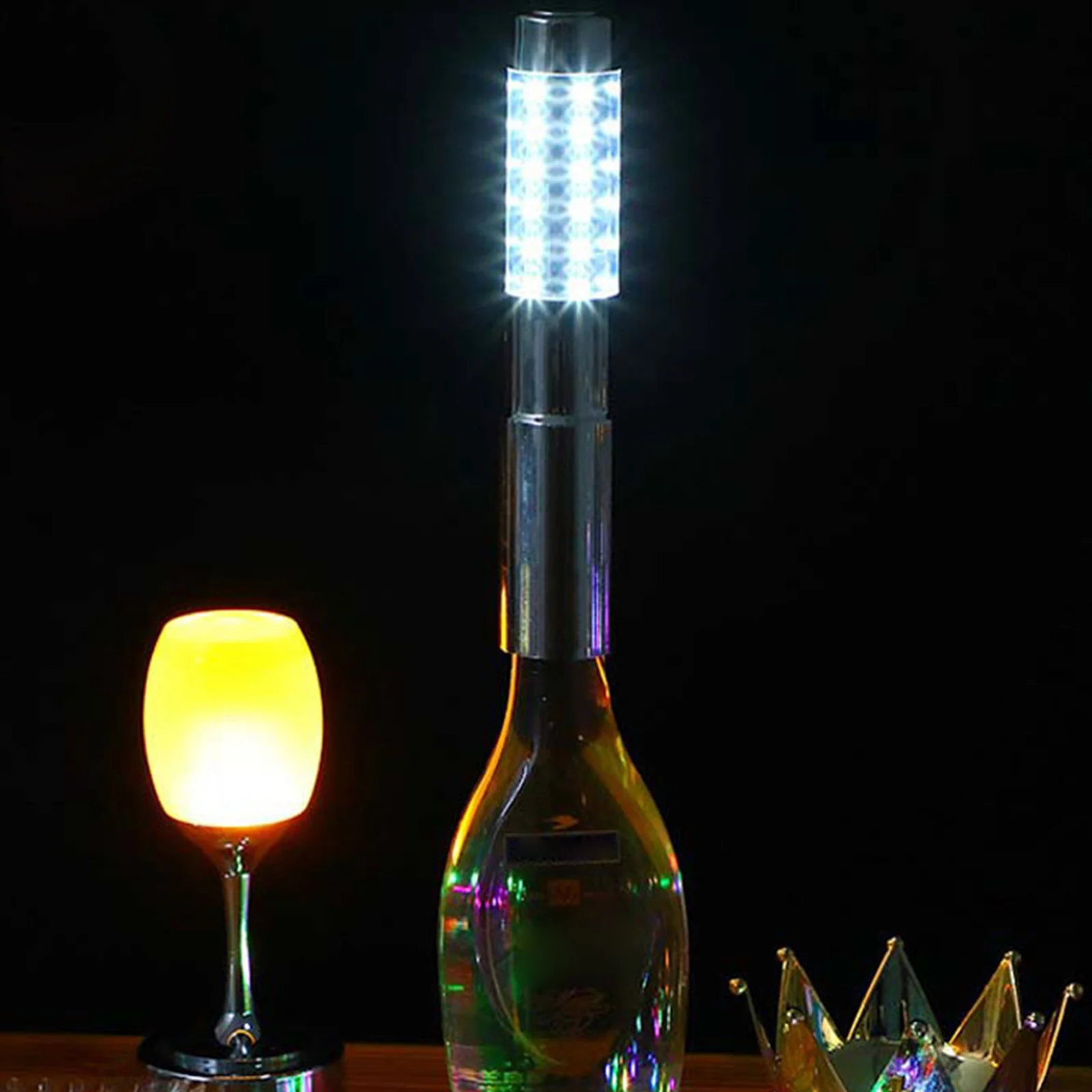 New LED Strobe Baton Rechargeble Champagne Wine Bottle Flashing Stick Light for Bar Club Birthday Weddings DIY Accessories
New LED Strobe Baton Rechargeble Champagne Wine Bottle Flashing Stick Light for Bar Club Birthday Weddings DIY Accessories
