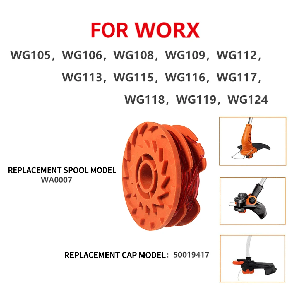 Spool Line Spools More Durable Replacement Spools &Trimmer Line Spools WG116 WG119 For WG105 Trimmer Spare Parts
Spool Line Spools More Durable Replacement Spools &Trimmer Line Spools WG116 WG119 For WG105 Trimmer Spare Parts
