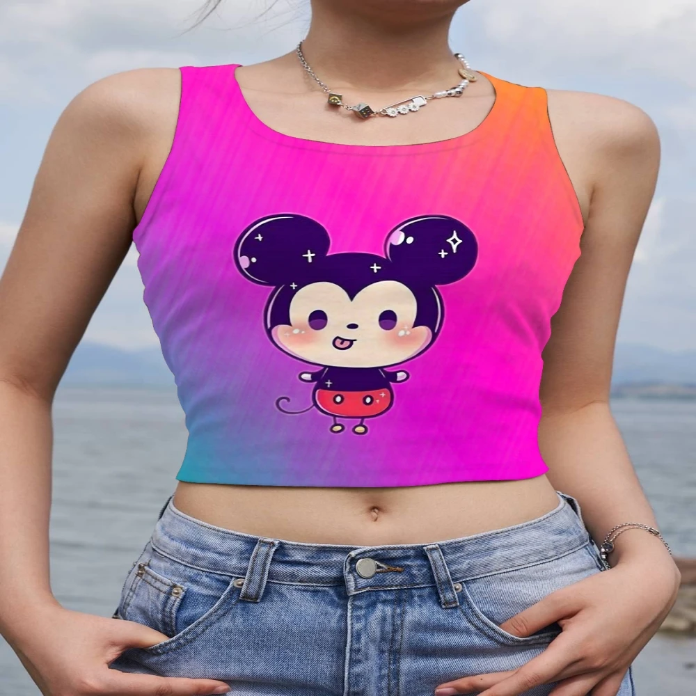 Sexy Crop Top Women Yoga Fitness Corset Disney Tank Minnie Mouse Y2k Sleeveless Woman Clothes Mickey Tops Fashion T-shirt Tees
Sexy Crop Top Women Yoga Fitness Corset Disney Tank Minnie Mouse Y2k Sleeveless Woman Clothes Mickey Tops Fashion T-shirt Tees