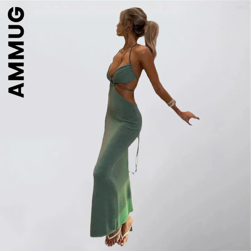 Simple Dress New Women Sweet Dress Bandage Sexy Backless Cut Out Sleeveless Maxi Dresses Holiday Vestidos Female Woman Clothes
Simple Dress New Women Sweet Dress Bandage Sexy Backless Cut Out Sleeveless Maxi Dresses Holiday Vestidos Female Woman Clothes