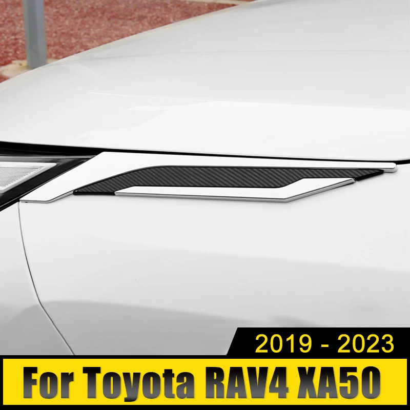 ABS Carbon Car Front Head Light Lamp Eyelids Garnish Cover Trim For Toyota RAV4 XA50 2019 2020 2021 2022 2023 RAV 4 Accessories
ABS Carbon Car Front Head Light Lamp Eyelids Garnish Cover Trim For Toyota RAV4 XA50 2019 2020 2021 2022 2023 RAV 4 Accessories