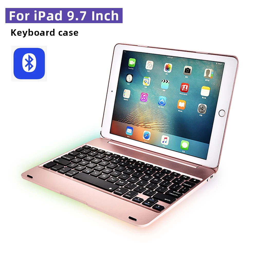Smart Keyboard Case Flip Cover Wireless Bluetooth Keyboard Case for iPad Air case 1 2 5 6 Pro 9.7 Office Supplies
Smart Keyboard Case Flip Cover Wireless Bluetooth Keyboard Case for iPad Air case 1 2 5 6 Pro 9.7 Office Supplies