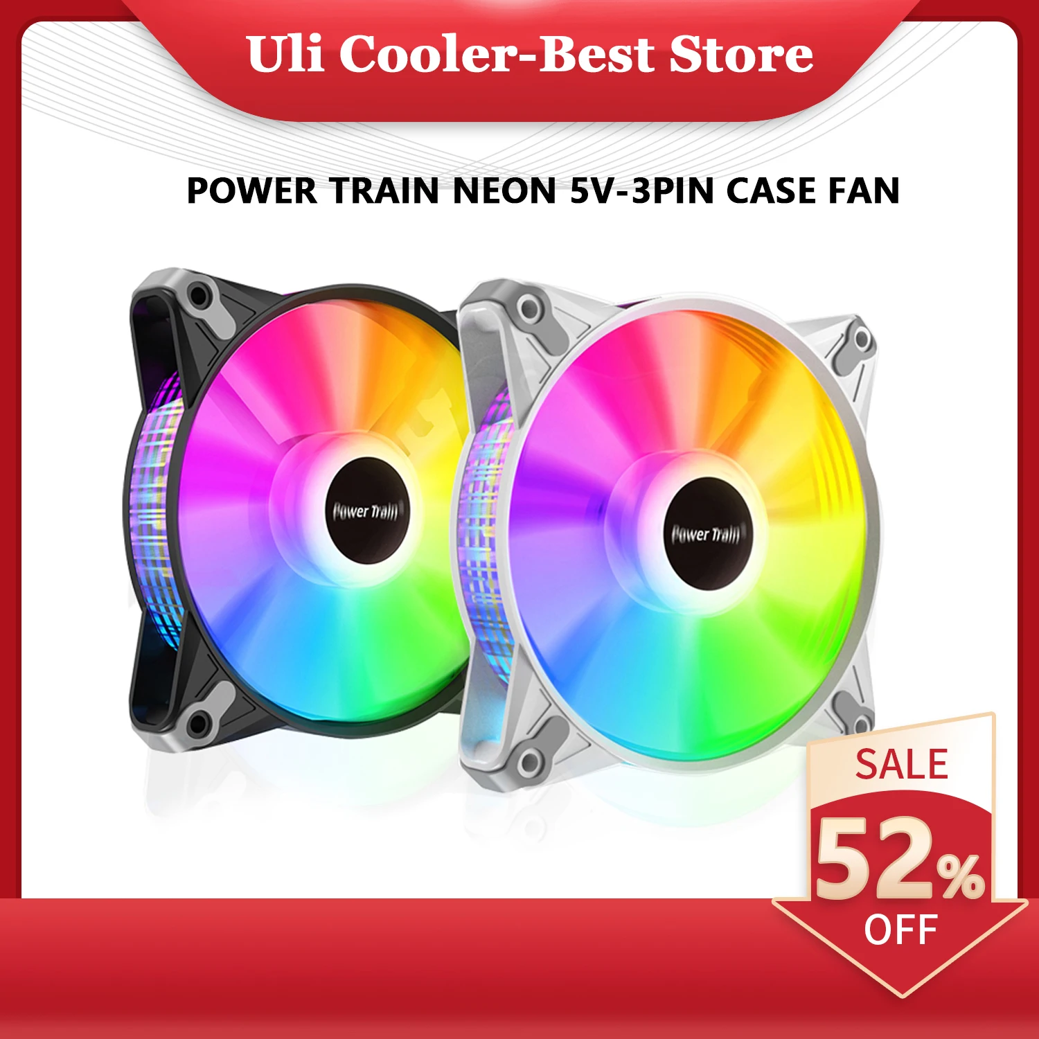 Power train Neon 5V/3-Pin chassis fan 12mm silent fan Symphony streamer large 4pin interface computer cooling fan 
Power train Neon 5V/3-Pin chassis fan 12mm silent fan Symphony streamer large 4pin interface computer cooling fan