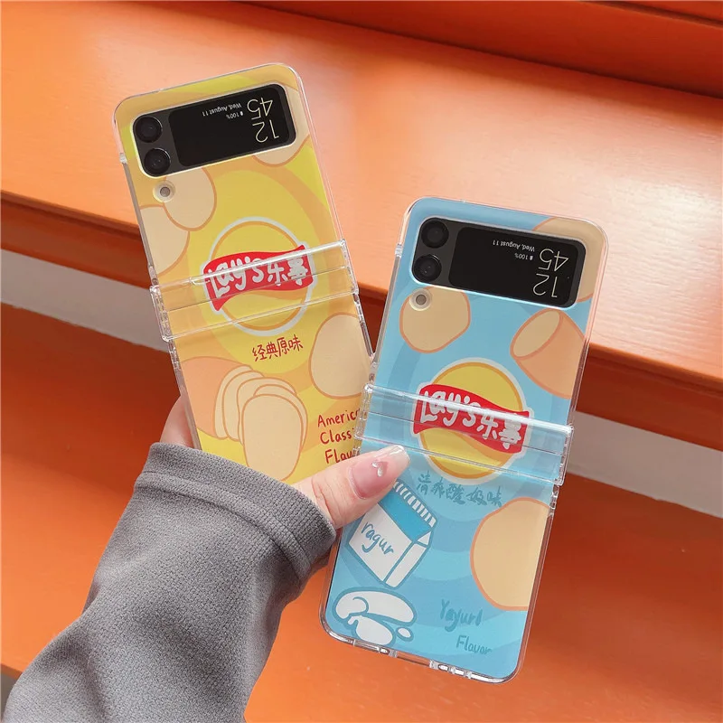 Creative Potato Chips Phone Case for Samsung Galaxy Z Flip 3 Z Flip 4 Hard PC Back Cover for ZFlip3 ZFlip4 Case Shell
Creative Potato Chips Phone Case for Samsung Galaxy Z Flip 3 Z Flip 4 Hard PC Back Cover for ZFlip3 ZFlip4 Case Shell
