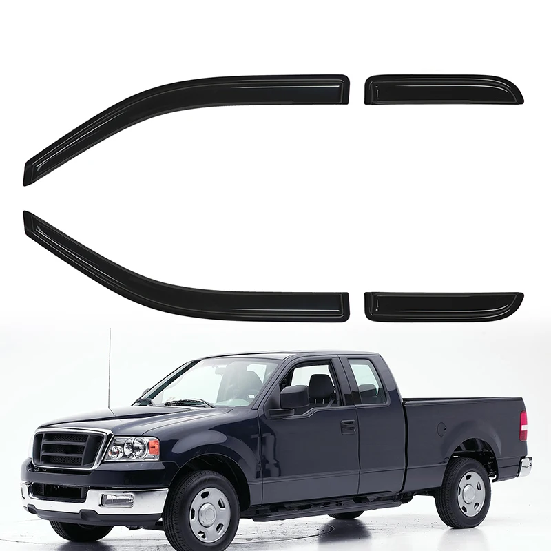 Window Visor Sun Rain Guards Deflector for Ford F-150 Extended Cab Pickup 2004 2005 2006 2007 2008 2009 2010 2011 2012 2013 2014
Window Visor Sun Rain Guards Deflector for Ford F-150 Extended Cab Pickup 2004 2005 2006 2007 2008 2009 2010 2011 2012 2013 2014