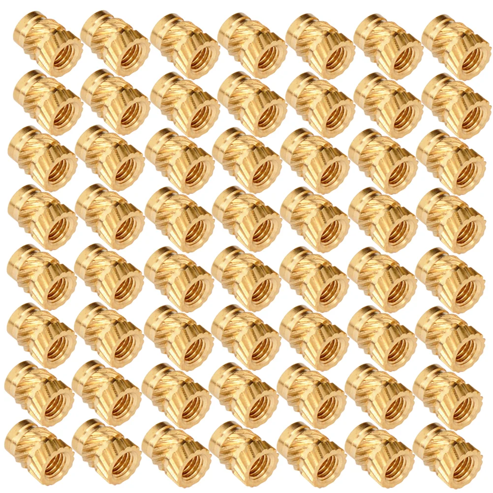 Threaded Inserts Brass Nuts Embedment Nuts, Threaded Heat Set Knurled Nuts for 3D Printers Printing
Threaded Inserts Brass Nuts Embedment Nuts, Threaded Heat Set Knurled Nuts for 3D Printers Printing