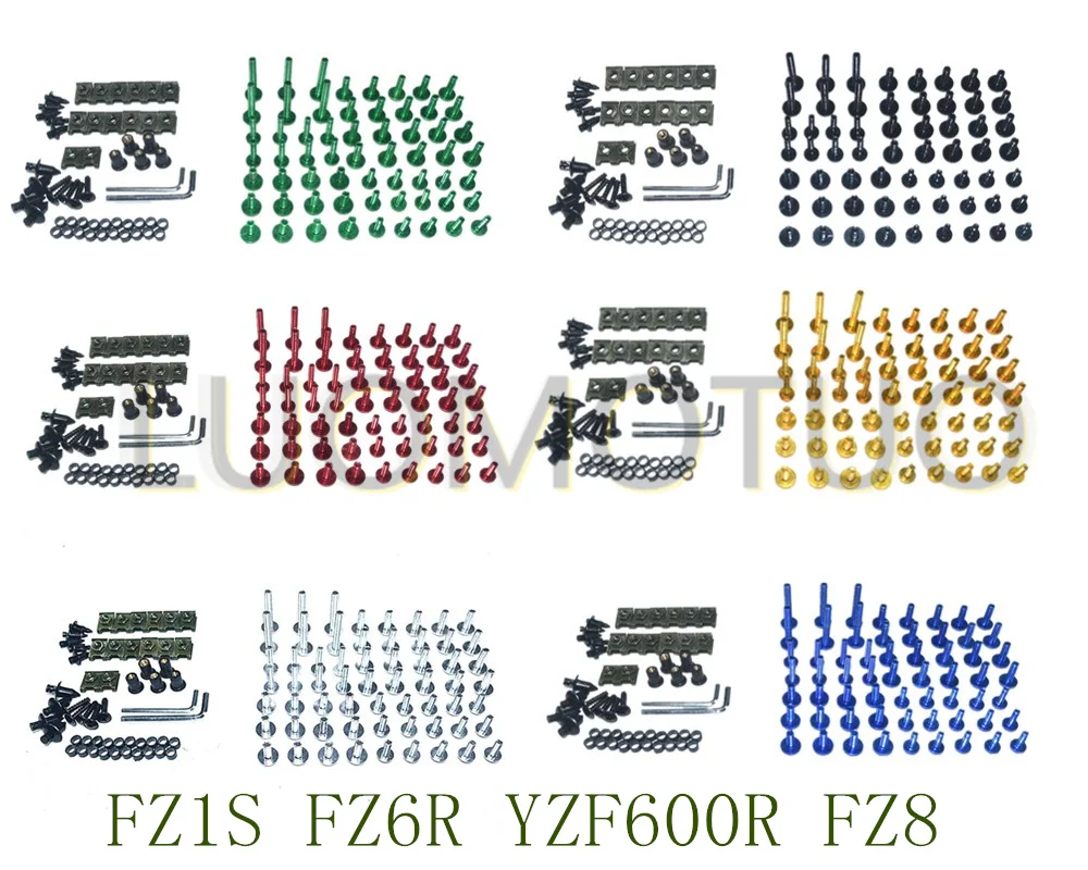 CNC Complete Fairing Bolts Bodywork Screws Nuts Kit For Fit Yamaha FZ1S FZ6R YZF600R FZ8
CNC Complete Fairing Bolts Bodywork Screws Nuts Kit For Fit Yamaha FZ1S FZ6R YZF600R FZ8