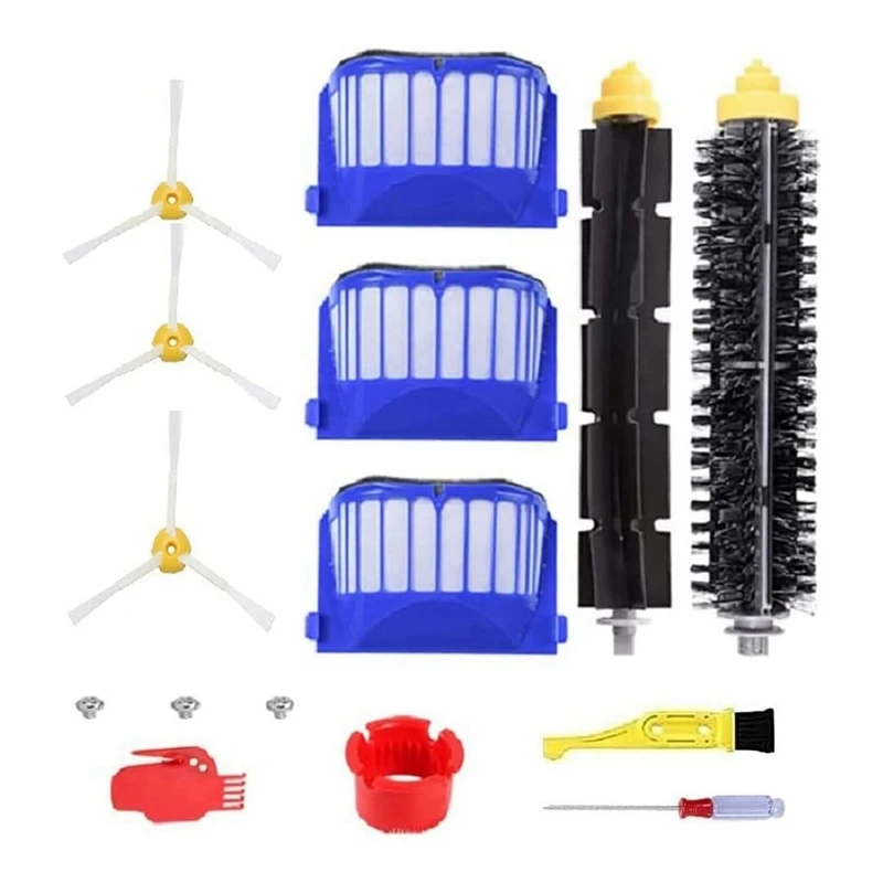 Replacement Parts Compatible For Irobot Roomba 675 677 671 655 645 Filter,Side Brush,Bristle And Flexible Beater Brush
Replacement Parts Compatible For Irobot Roomba 675 677 671 655 645 Filter,Side Brush,Bristle And Flexible Beater Brush