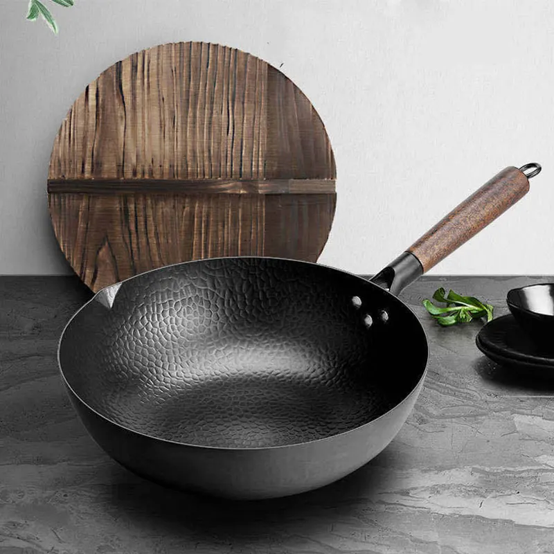 34cm Cast Iron Cauldron Wok Non-stick Skillet Wok Frying Pan Egg Pan Gas Stove Pancake Pan for Home Kitchen Cooking Pots
34cm Cast Iron Cauldron Wok Non-stick Skillet Wok Frying Pan Egg Pan Gas Stove Pancake Pan for Home Kitchen Cooking Pots