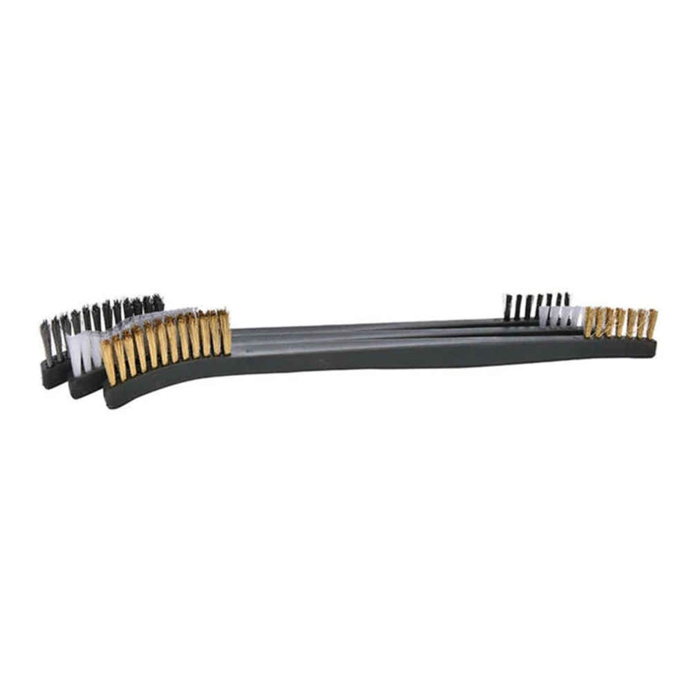 3Pcs Mini Wire Brush Set Steel Brass Nylon Cleaning Polishing Metal Rust Tools For Polishing/ Grinder/ Fitter/ Machine Cleaning
3Pcs Mini Wire Brush Set Steel Brass Nylon Cleaning Polishing Metal Rust Tools For Polishing/ Grinder/ Fitter/ Machine Cleaning